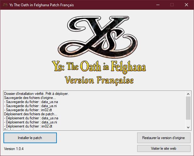 Recupération du chemin du jeux