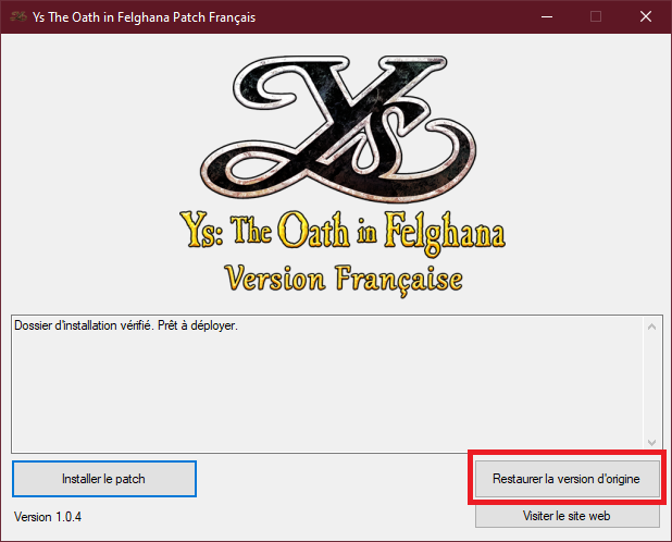 Recupération du chemin du jeux
