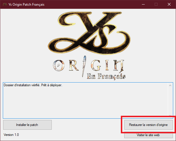 Recupération du chemin du jeux